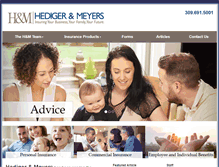 Tablet Screenshot of hedigerandmeyers.com